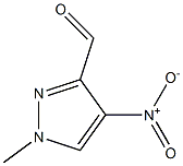 1-Methyl-4-nitro-1H-pyrazole-3-carbaldehyde Struktur