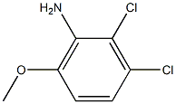 2,3-Dichloro-6-methoxy-phenylamine Struktur