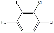 3,4-Dichloro-2-iodo-phenol Struktur