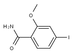4-Iodo-2-methoxy-benzamide,,结构式