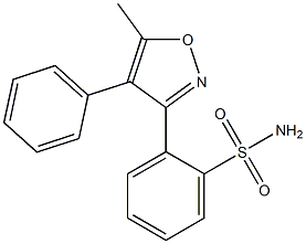 2-(5-methyl-4-phenylisoxazol-3-yl)benzenesulfonamide, 2304623-37-6, 结构式