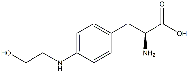 (S)-2-amino-3-(4-((2-hydroxyethyl)amino)phenyl)propanoic acid