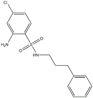  2-AMINO-4-CHLORO-N-(3-PHENYLPROPYL)BENZENE-1-SULFONAMIDE