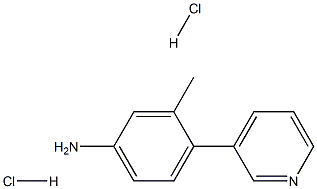 3-methyl-4-(pyridin-3-yl)aniline dihydrochloride 结构式