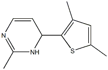 6-(3,5-dimethylthiophen-2-yl)-2-methyl-1,6-dihydropyrimidine Struktur