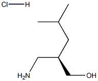 (R)-2-(aminomethyl)-4-methylpentan-1-olhydrochloride Struktur