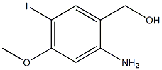 (2-Amino-5-iodo-4-methoxy-phenyl)-methanol Structure