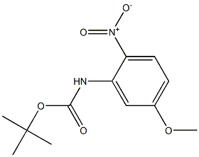 (5-Methoxy-2-nitro-phenyl)-carbamic acid tert-butyl ester Struktur