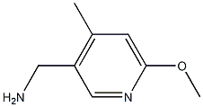 (6-Methoxy-4-methyl-pyridin-3-yl)-methyl-amine Struktur