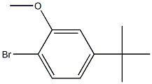 1-Bromo-4-tert-butyl-2-methoxy-benzene 结构式