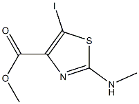 5-Iodo-2-methylamino-thiazole-4-carboxylic acid methyl ester 结构式