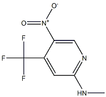 Methyl-(5-nitro-4-trifluoromethyl-pyridin-2-yl)-amine 结构式