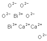 bismuth(III) calcium oxide Structure