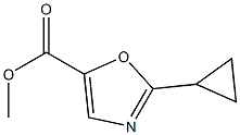 2-环丙基-恶唑-5-甲酸甲酯,,结构式