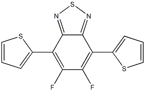 4,7-二噻吩基5,6-二氟苯并[C][1,2,5]噻二唑 结构式