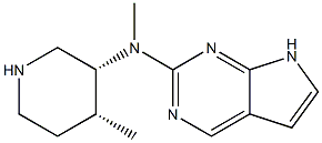 N-methyl-N-((3R,4R)-4-methylpiperidin-3-yl)-7H-pyrrolo[2,3-d] pyrimidin-2-amine