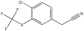 4-Chloro-3-(trifluoromethylthio)phenylacetonitrile