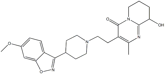 利培酮杂质T, , 结构式