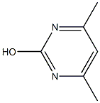 2-羟基-4,6-二甲基嘧啶, , 结构式