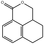 3a,4,5,6-Tetrahydro-1H,3H-naphtho[1,8-cd]pyran-1-one Struktur