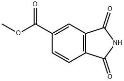 Methyl 1,3-dioxo-2H-isoindole-5-carboxylate 结构式