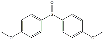 4,4'-二甲氧基二苯基亚砜 结构式