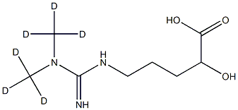 5-(3,3-Dimethyl-d6-guanidino)-2-hydroxypentanoic Acid