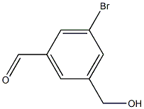 3-Bromo-5-hydroxymethyl-benzaldehyde Structure