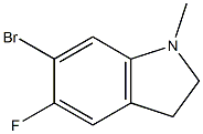 6-Bromo-5-fluoro-1-methyl-2,3-dihydro-1H-indole|