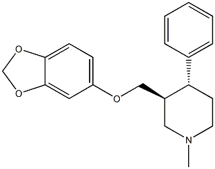 (3S,4R)-3-((benzo[d][1,3]dioxol-5-yloxy)methyl)-1-methyl-4-phenylpiperidine