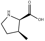 (2R,3S)-3-methylpyrrolidine-2-carboxylic acid, 10512-88-6, 结构式