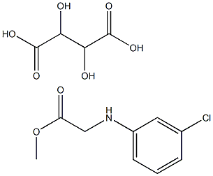 D-M-chlorophenylglycine methyl ester tartrate
