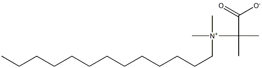 Dodecyl dimethyl betaine 化学構造式