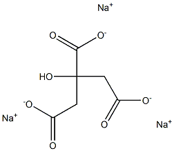 Trisodium citrate Structure