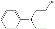 N-ethyl N-hydroxyethylaniline Struktur