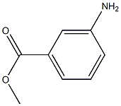 3-氨基苯甲酸甲酯, , 结构式