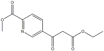 methyl 5-(3-ethoxy-3-oxopropanoyl)picolinate Structure