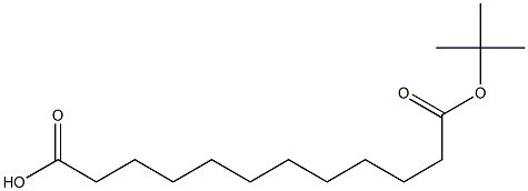 Dodecanedioic acid mono-t-butyl ester Structure