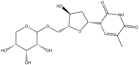 Thymidine (riboside) Structure