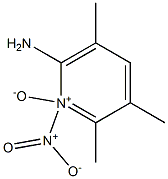 3,5,6-trimethyl -1- nitropyridine nitrogen oxide Structure
