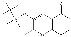 3-(TERT-BUTYL-DIMETHYL-SILANYLOXY)-2-METHYL-2,6,7,8-TETRAHYDRO-CHROMEN-5-ONE Structure