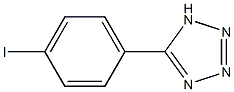 5-(4-IODOPHENYL)-1H-TETRAZOLE Struktur