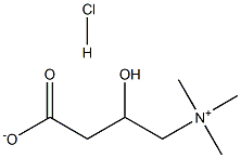 L-肉毒碱盐酸盐 结构式