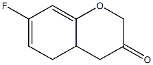 7-氟-3-二氢色原酮,,结构式