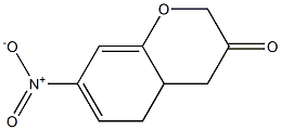 7-硝基-3-二氢色原酮,,结构式