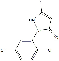 1-(2'.5'-DICHLOROPHENYL)-3-METHYL-5-PYRAZOLONE Struktur