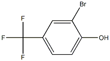 3-溴-4-羟基三氟甲苯, , 结构式