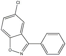 3-phenyl-5-chlorobenzoisoxazole Struktur