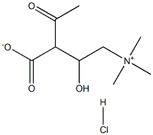 乙酰左旋肉碱盐酸盐 结构式