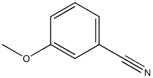 间甲氧基苯腈, , 结构式